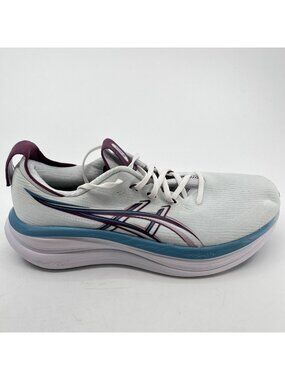 Asics Gel-Nimbus 28 Womens Size 11.5 White Purple Road Running Shoes Sneakers